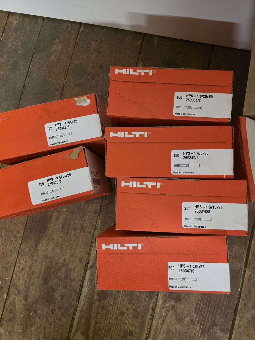 Hilti Tutti gli attrezzi: Verschiedene Hilti Dübel – Nuovo (secondo la descrizione) da Luzern venduto da bagija