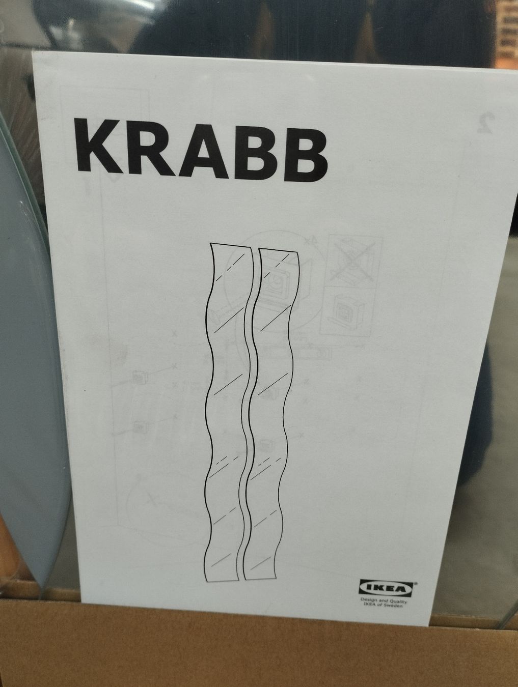 Specchi: IKEA KRABB Spiegel, 2er Set oder 4er Set.Neu, Originalverpac – Nuovo e nell'imballaggio originale da Hallwil venduto da cao_x7wb