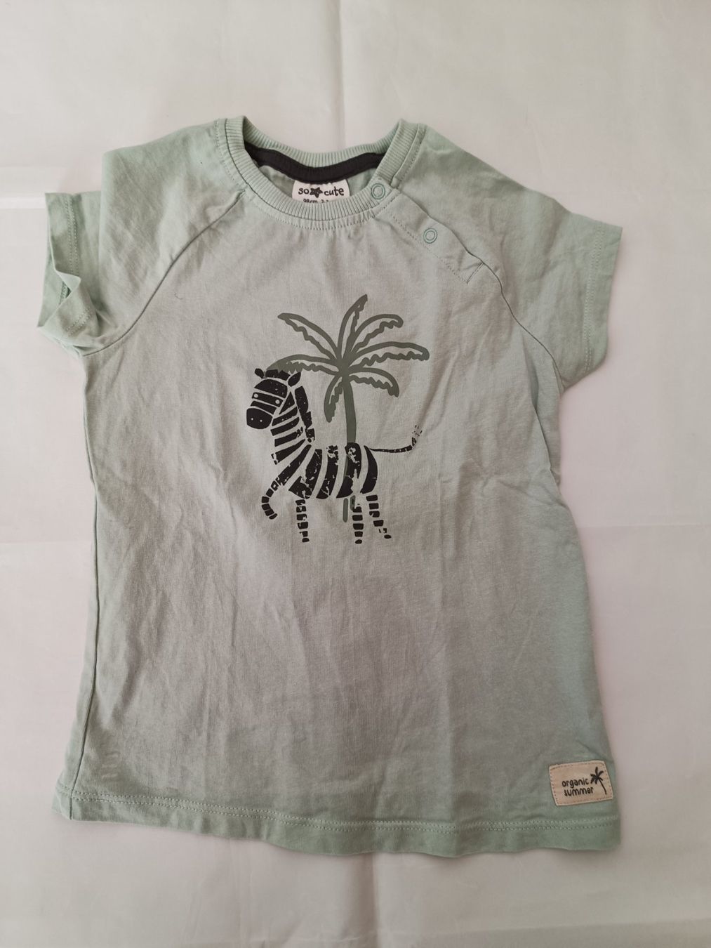 Blusen, T-Shirts & Tops: So Cute T-Shirt Gr 98 Mädchen Zebra grün – Gebraucht aus Oberhofen Thun'see von cri_6md2