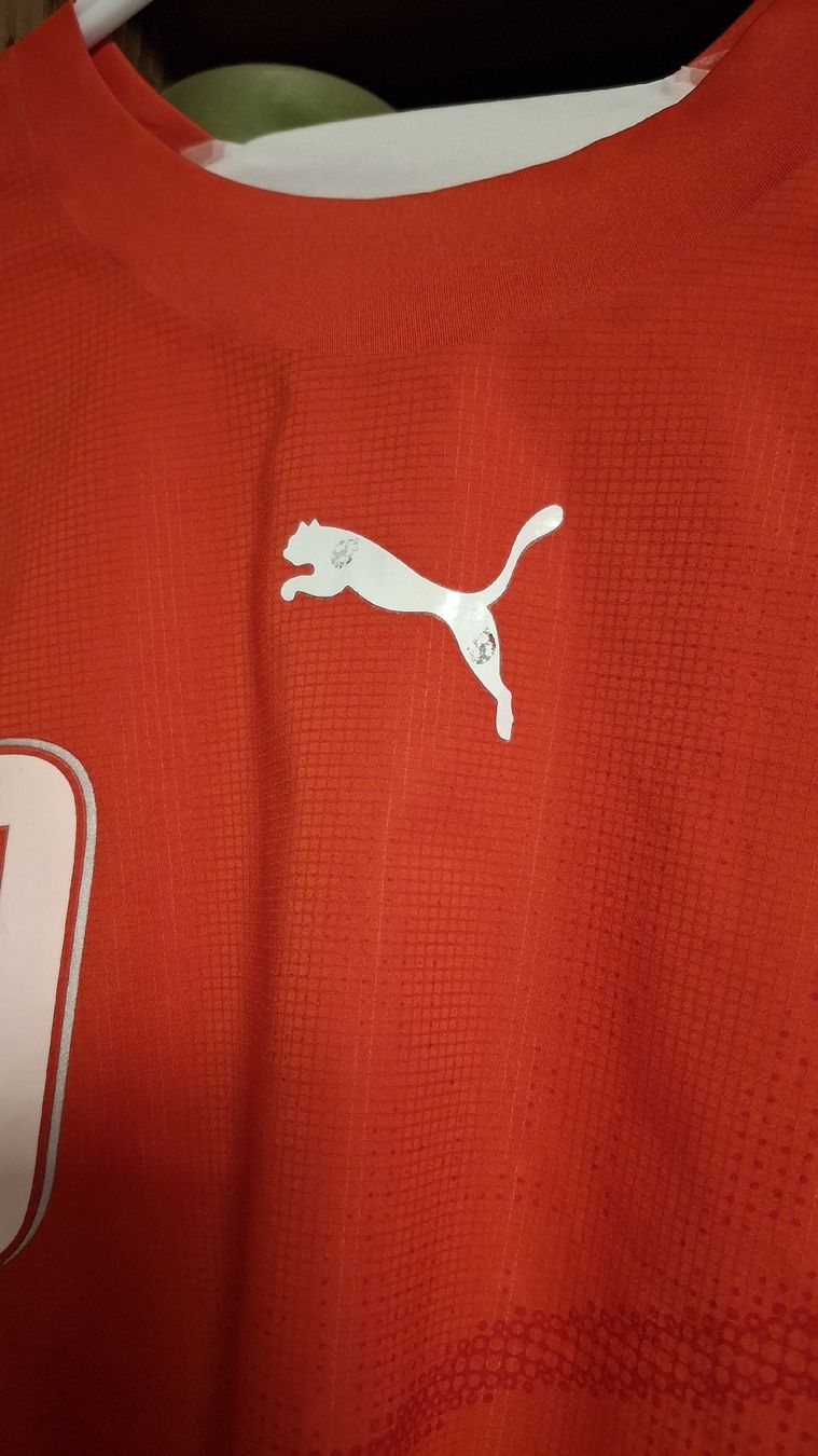 Puma Leibchen & Hosen: Switzerland match worn Liechtsteiner 2006 2007 player issue – Gebraucht aus Yverdon-les-Bains von floriancharpillozart 5