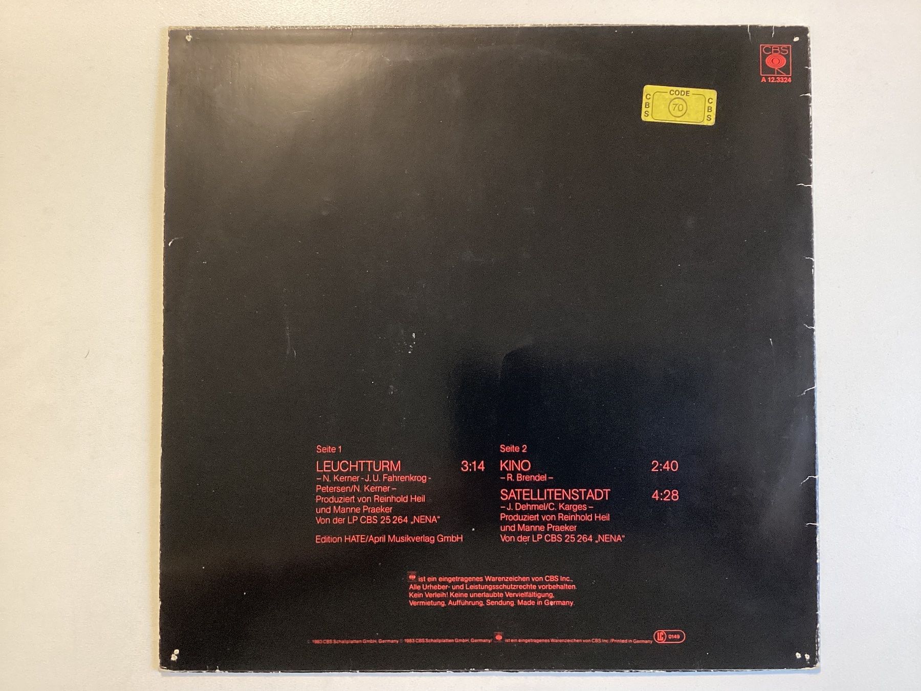 Dischi in vinile: Nena Picture-Disc-LP - Leuchtturm – Usato da Gutenswil venduto da Hamzian 1
