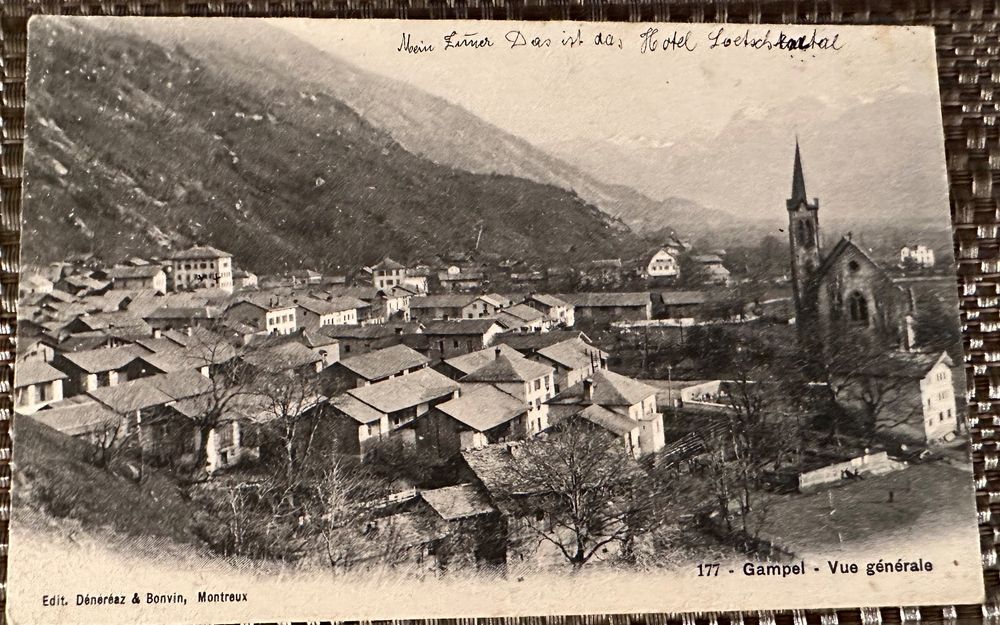 AK VS Gampel Vue générale Kaufen auf Ricardo