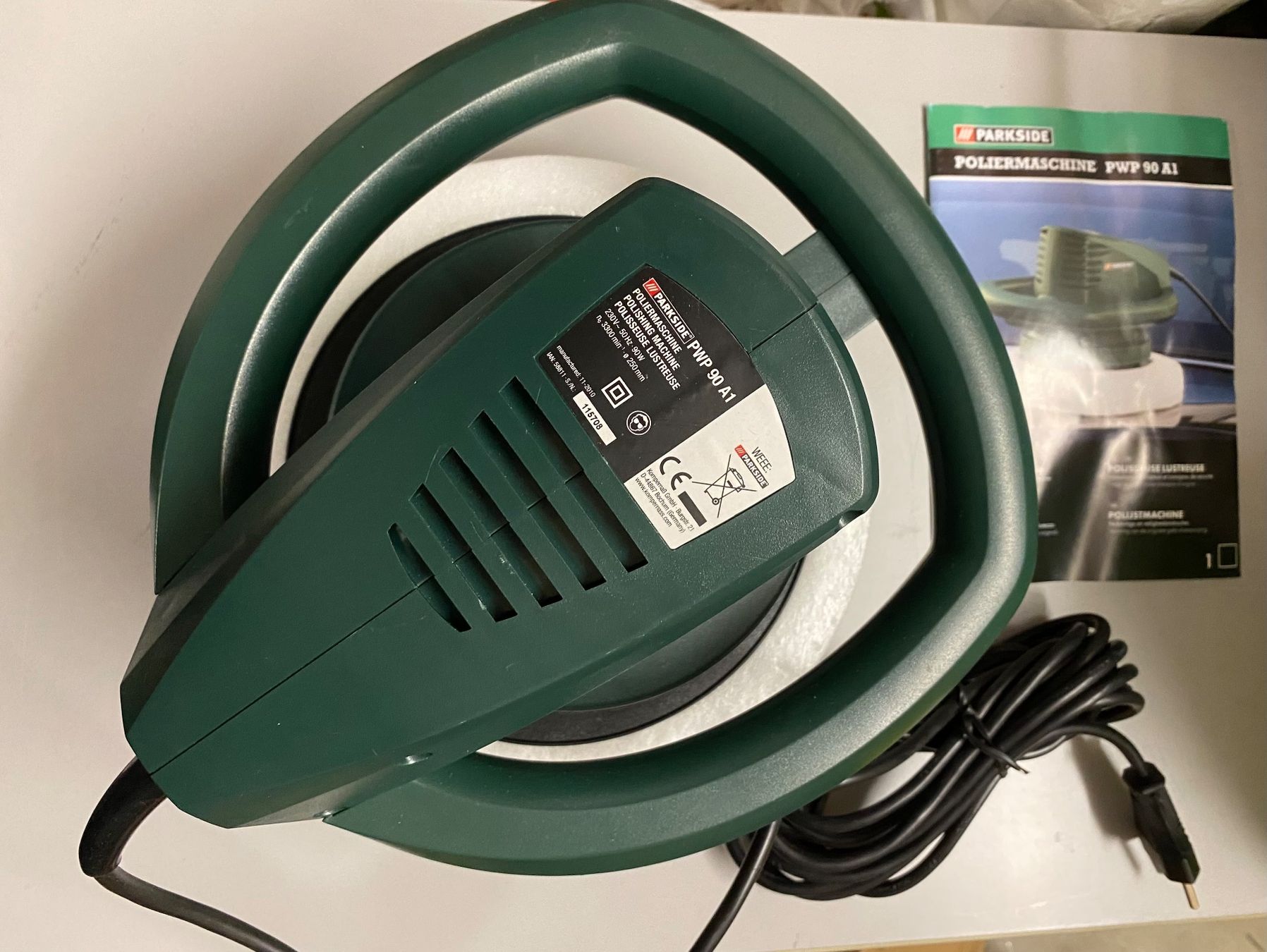 Parkside Schleifen & Polieren: Parkside Poliermaschine PWP 90 A1, neu – Neu und originalverpackt aus Dietlikon von  6