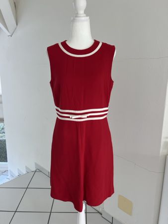 Red Valentino Kleid, Gr. IT42, Rot/Weiss - Sommerlich!