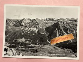 1954 Blick vom Aroser Weisshorn auf Arosa