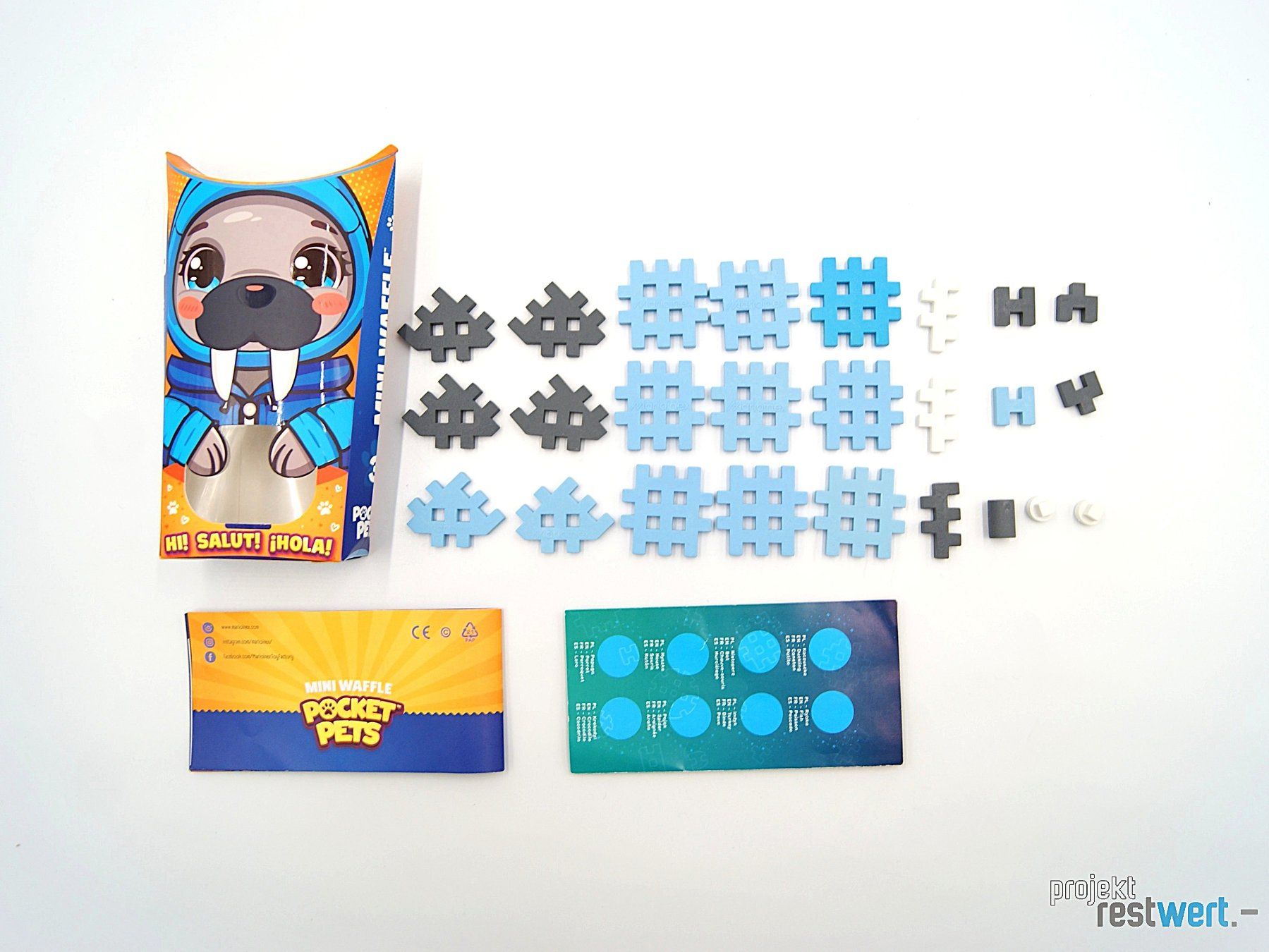 Puzzle: Mini Waffle "Walross" von MARIONIEX – Usato da Bülach venduto da restwert_buelach 3