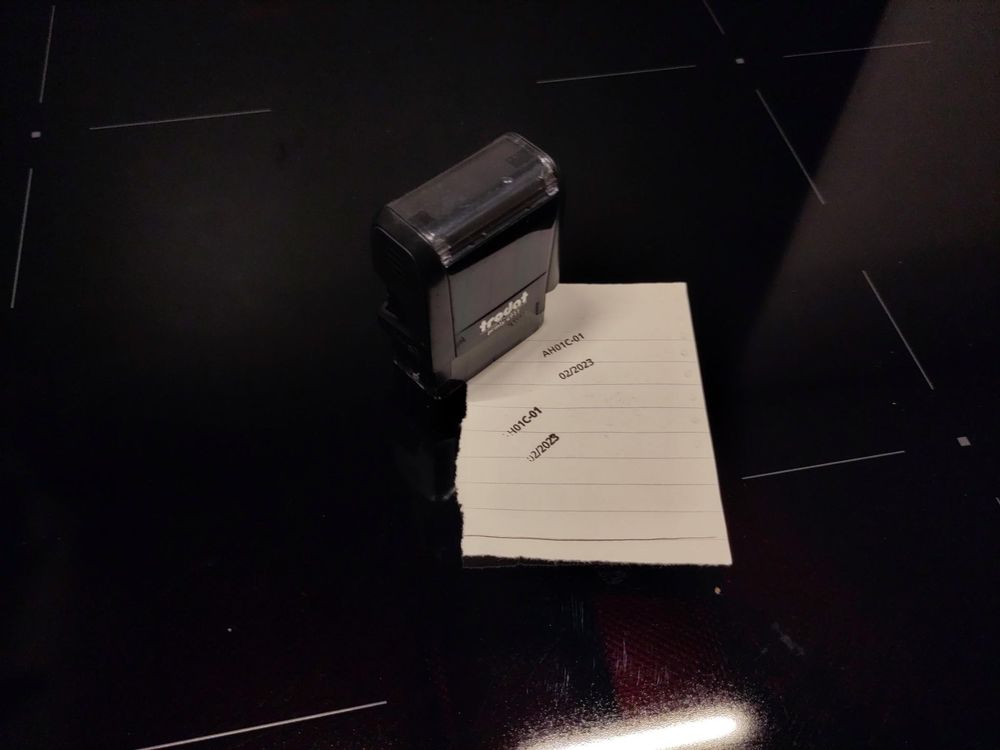 Trodat Timbri: Custom Self-Inking Stamp – Trodat Printy 4911 – Usato da Capolago venduto da Bomberz 5