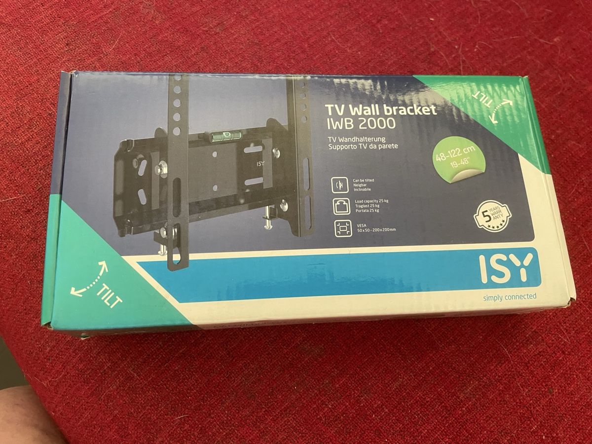 Supporti a parete: ISY TV Wandhalterung IWB 2000 48-122cm neu – Nuovo (secondo la descrizione) da Aarau Rohr venduto da keedom