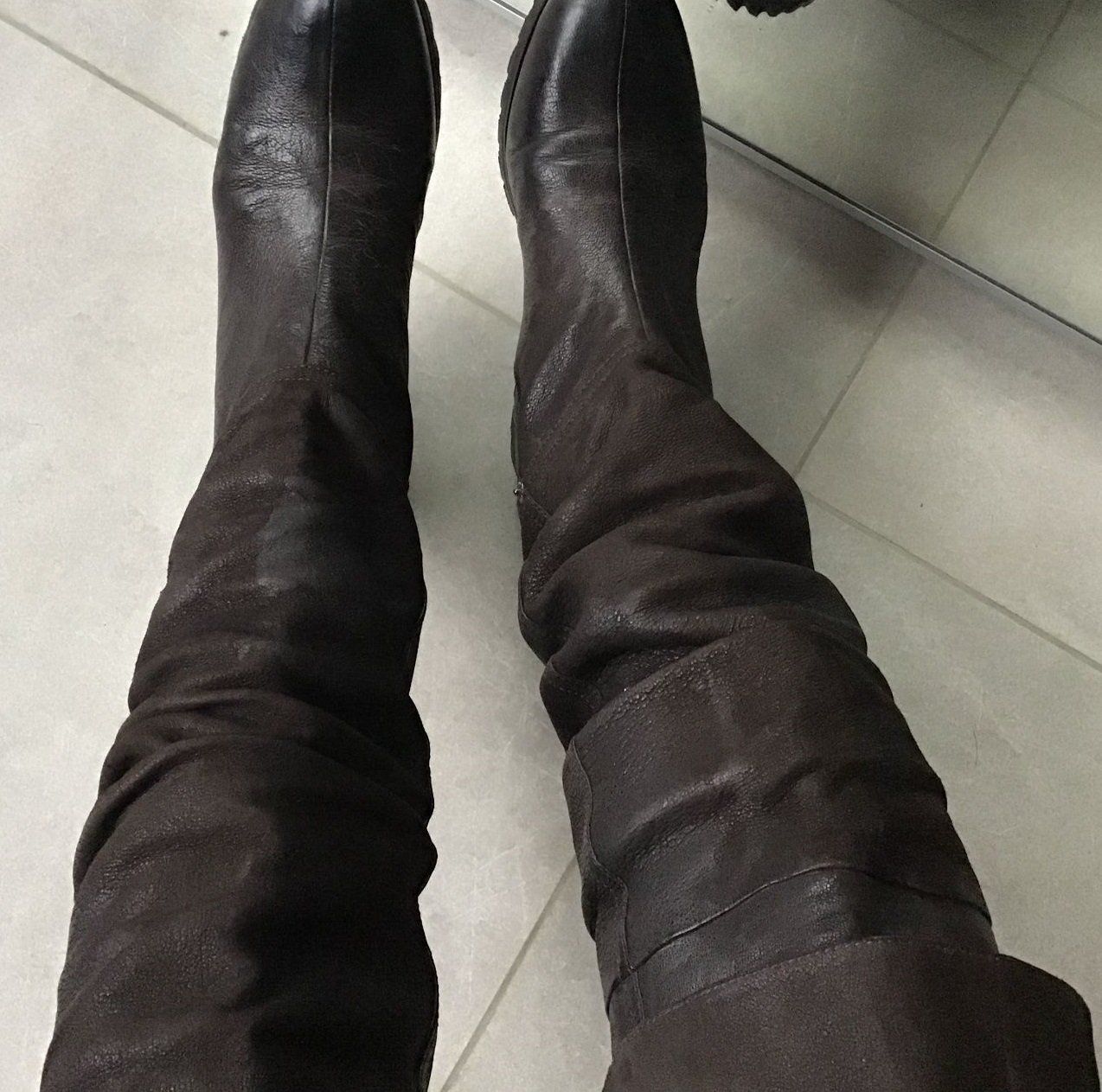 Prada Scarpe da donna: Cuissardes Overknees PRADA nubuck 37 – Usato da Cressier NE venduto da JPF_boots 3