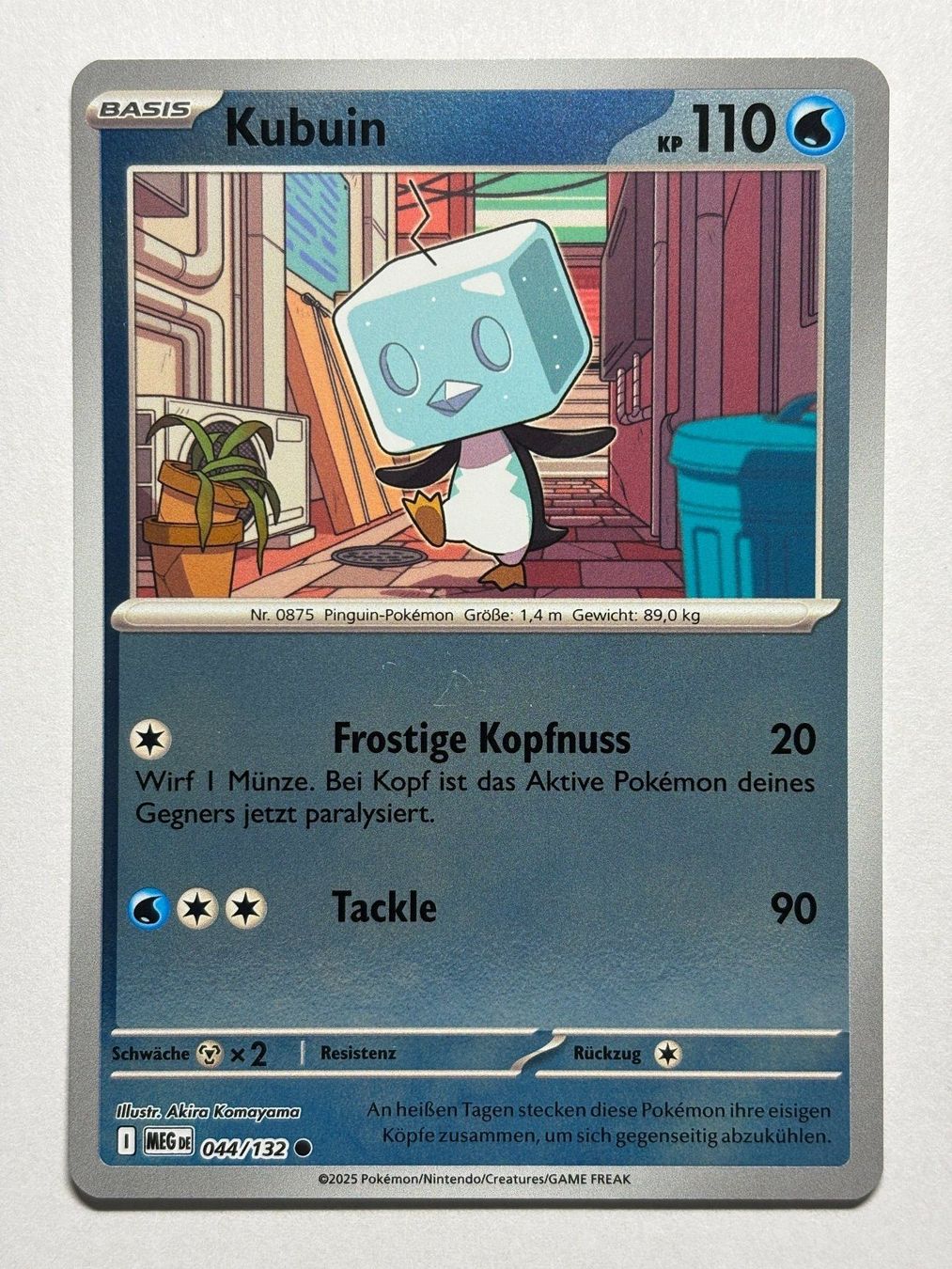 Pokémon Sammelbilder & Trading cards: Kubuin (MEG 44) - Reverse Holo - DE – Gebraucht aus Allschwil von Bullach