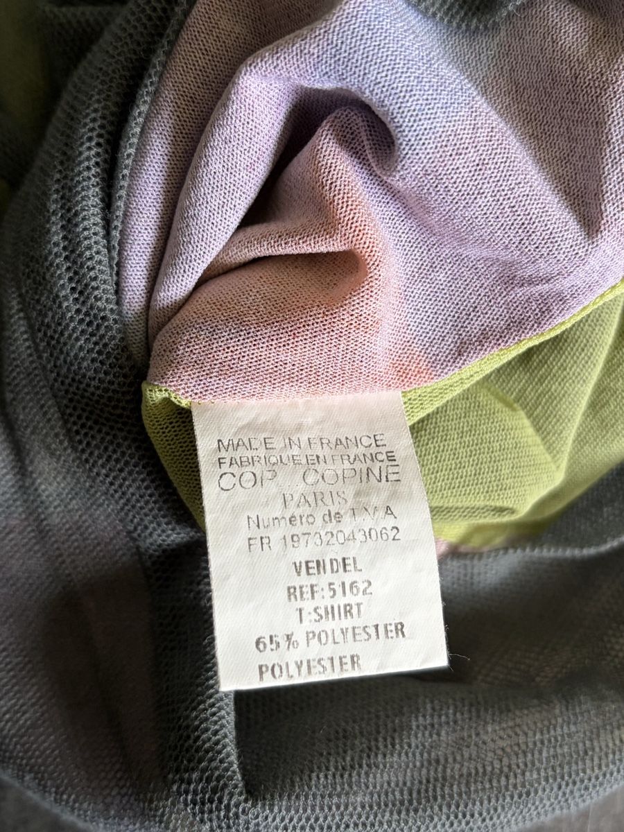 Top: COP COPINE buntes Mesh-Shirt Gr. 2 – Nuovo (secondo la descrizione) da Zürich venduto da megastored 3