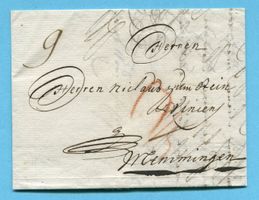 Faltbrief Zürich - Memmingen 1781 - Alte Eidgenossenschaft