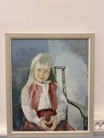 RARE ORIGINAL ART BY MARCUS CAMPBELL 1973 Switzerland Fille