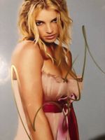 == ACHTUNG == BRITNEY SPEARS sexy Autogramm 25x20 !