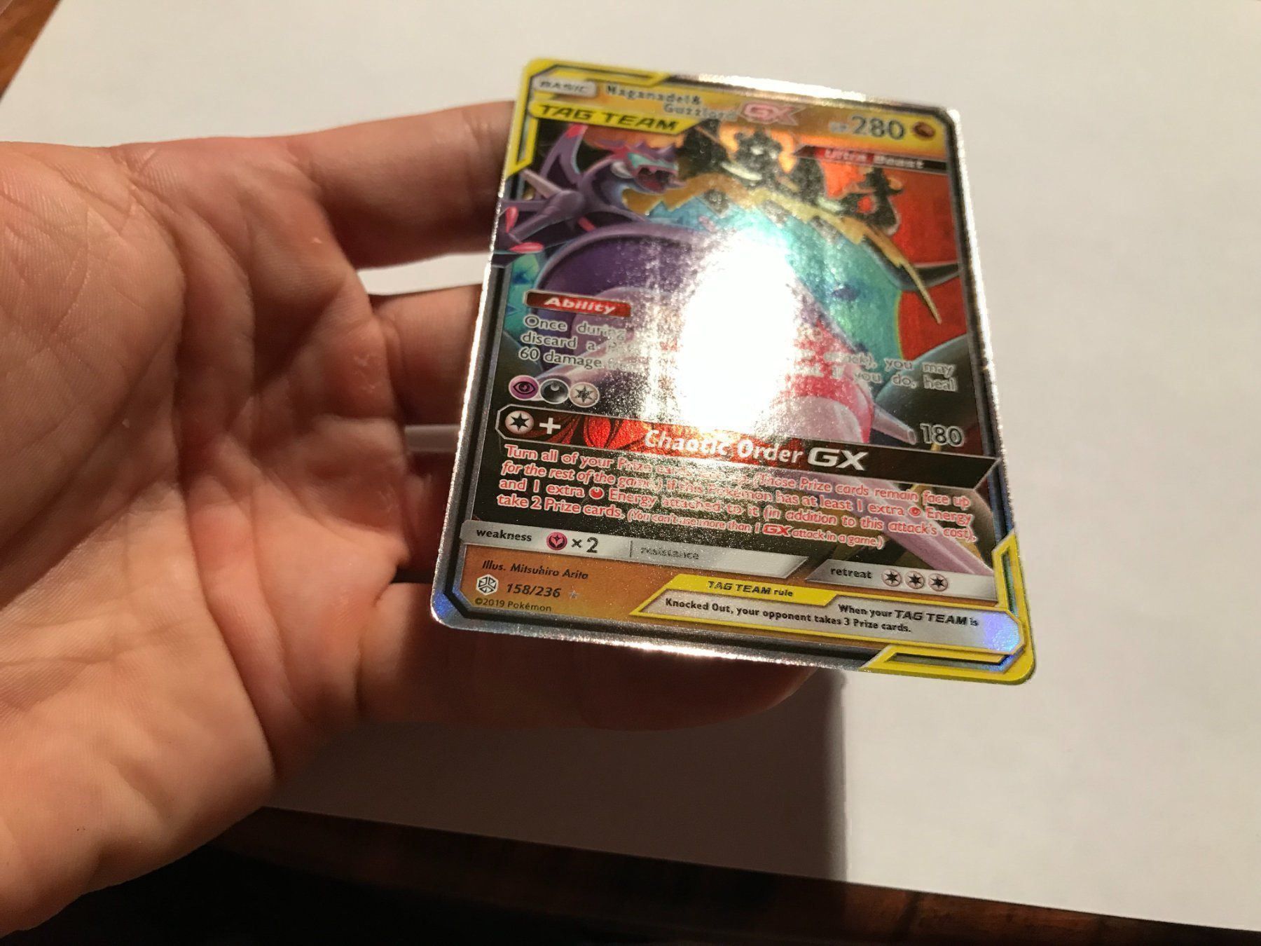 Pokémon Carte collezionabili: Naganadel & Guzzlord GX – Usato da Hagendorn venduto da Pokecollectorch 2