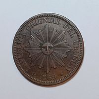 4 Centésimos 1869 Uruguay