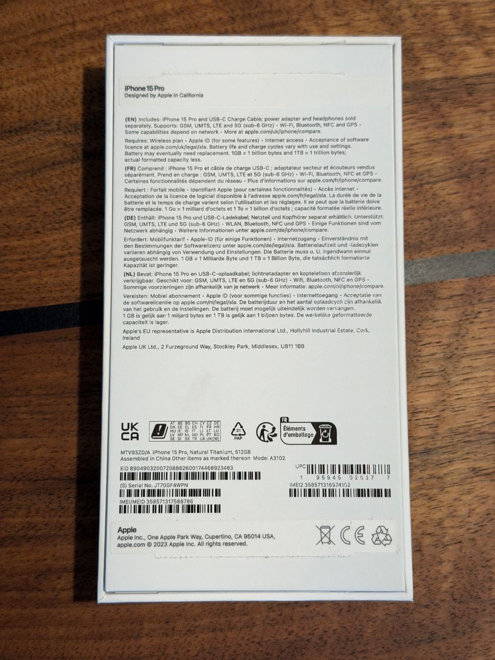 Apple Handys / Smartphones: Apple iPhone 15 Pro 512 GB Natural Titanium – Gebraucht aus Oberriet SG von rob_xt6v 7