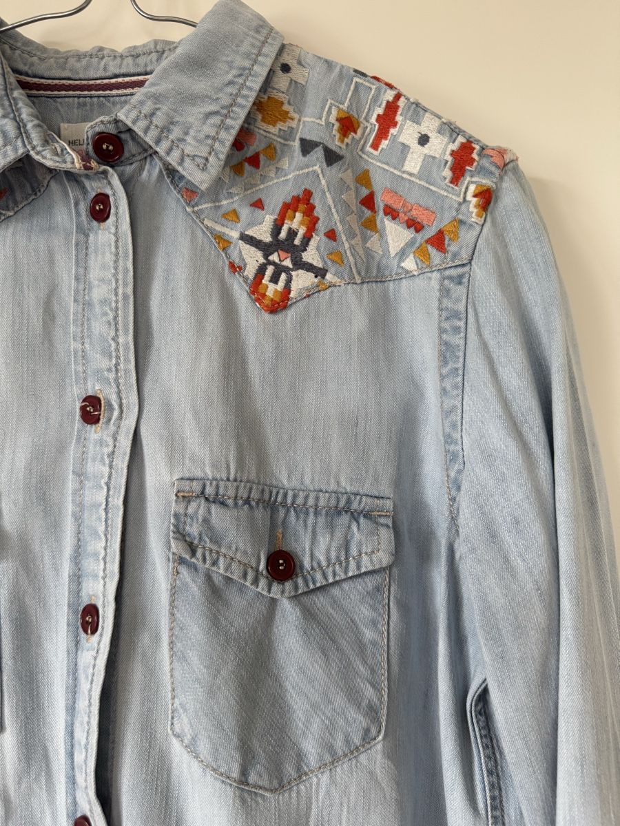 Blusen: Jeanshemd von Leon&Harper, Grösse M – Gebraucht aus Zürich von bergi777 1