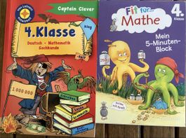 Lernhilfen 4. Klasse Captain Clever und Fit für Mathe