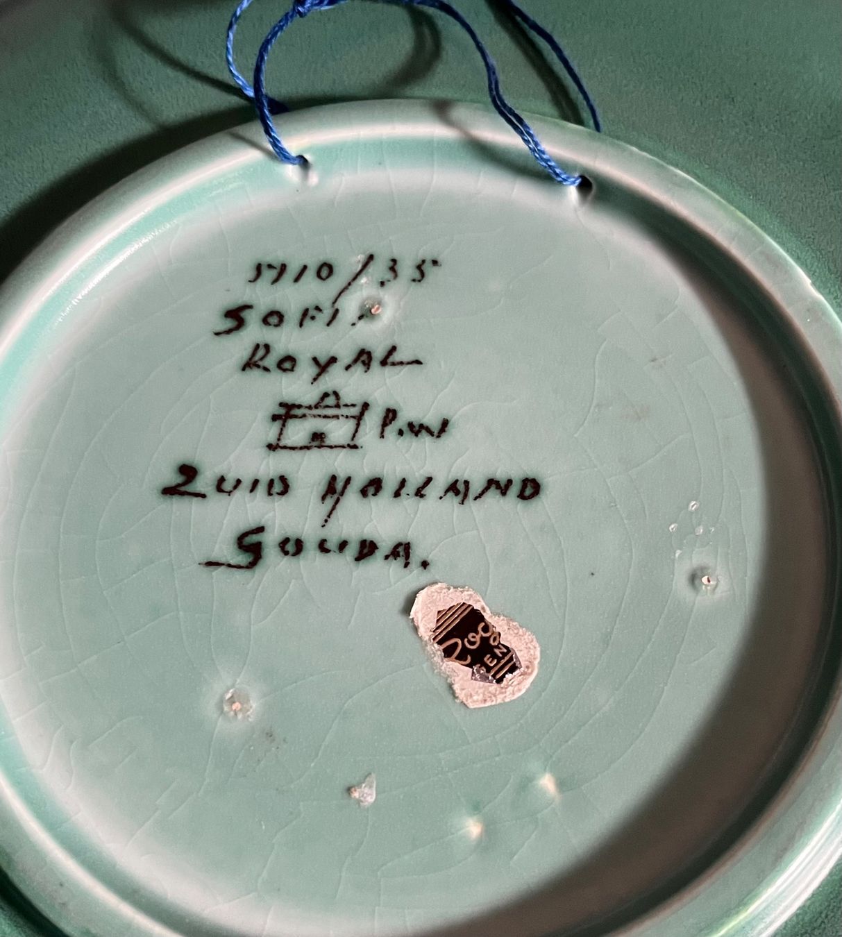 Servierplatten: GOUDA Wandteller Platte – Gebraucht aus Utzenstorf von bjse 3