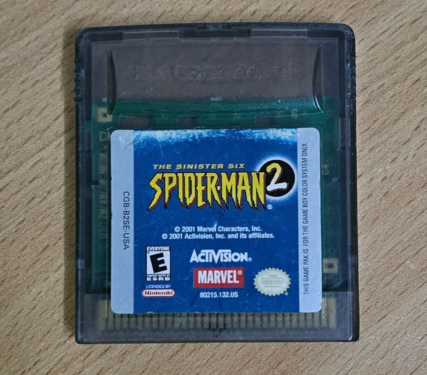 Gameboy Color Spiel - Spider-Man 2 (sehr selten) (Gebraucht) in ...