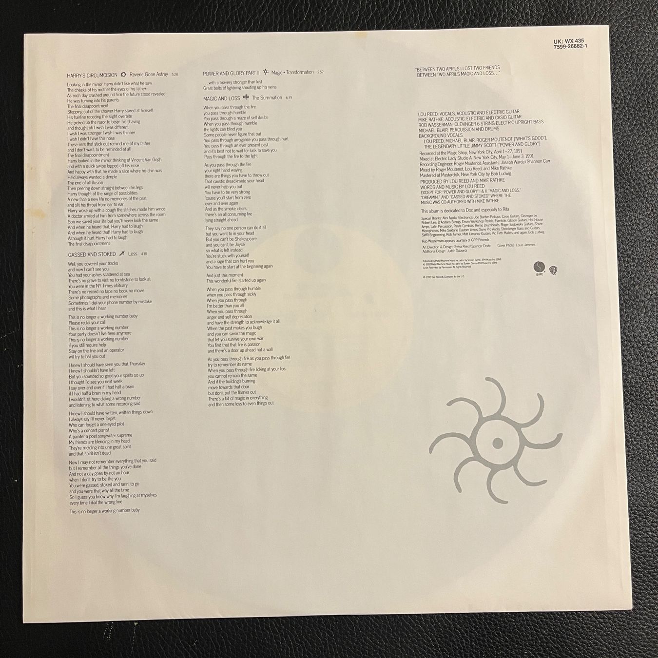 Dischi in vinile: Lou Reed - Magic and Loss - Vinyl LP – Usato da Lenzburg venduto da sch_lml8 3