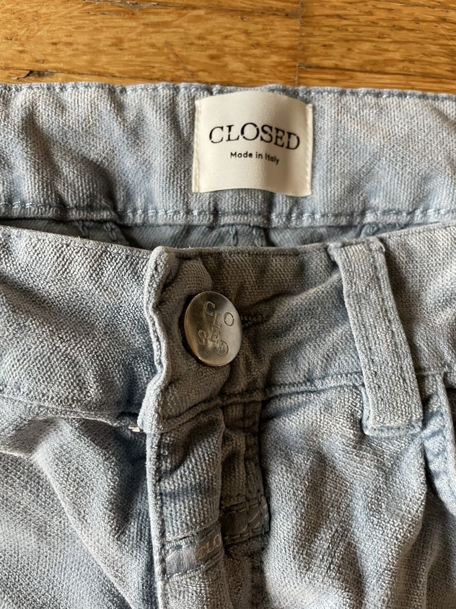 Closed Pantaloni: Closed Cordhose hellblau S – Usato da Bassersdorf venduto da zackazacka 1