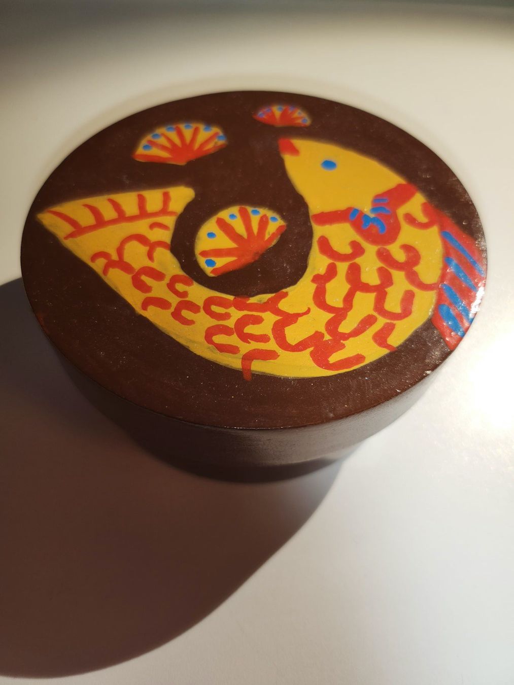 Altro in Decorazioni & Accessori: Runde Holzdose bemalt – Usato da Weiningen ZH venduto da Annakatharina 1