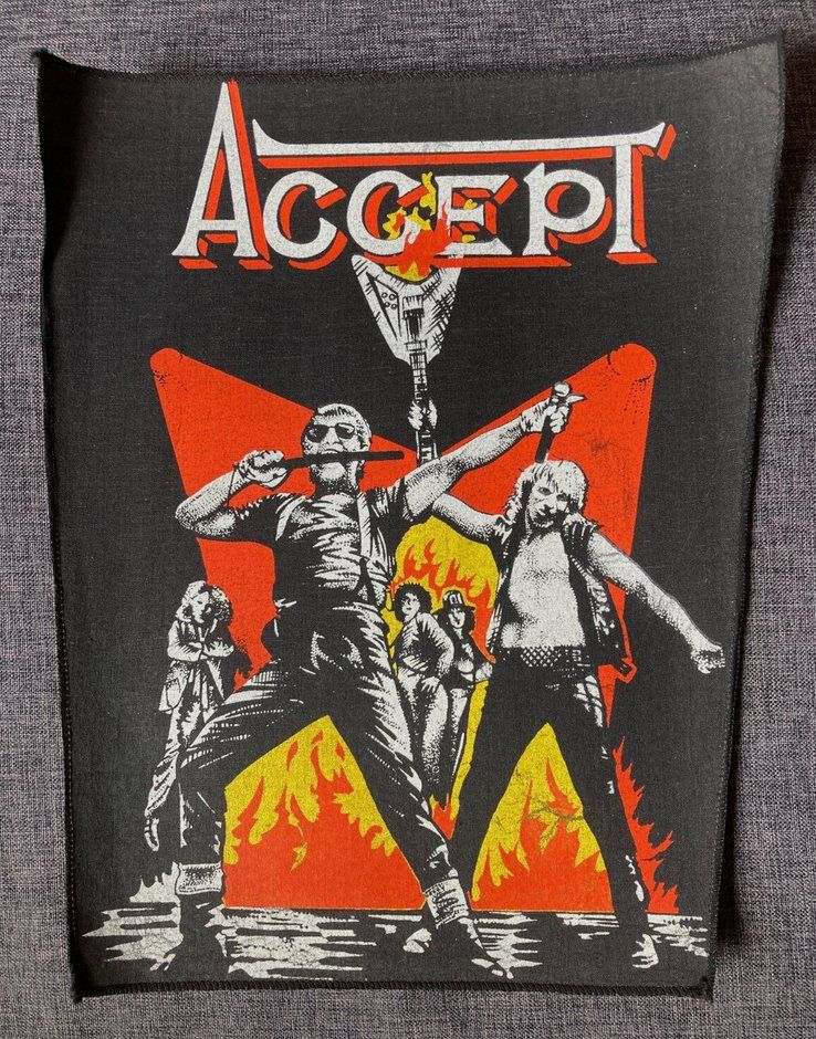 Toppe: Accept - Backptach - Rare - Original 80`s Vintage – Nuovo (secondo la descrizione) da Zürich venduto da LustForLive