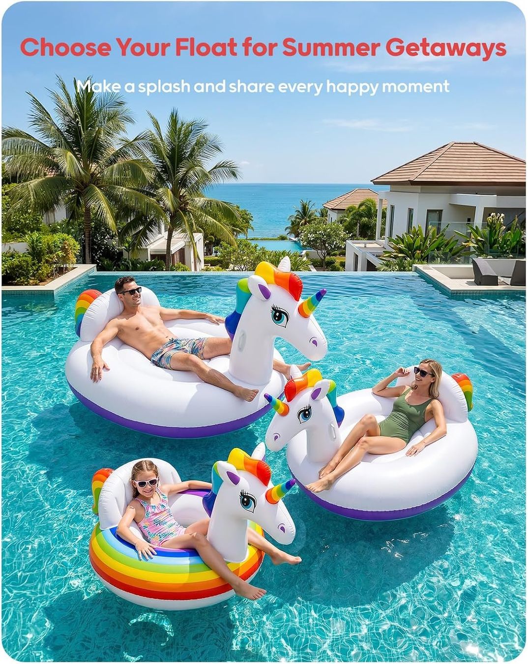 Bouées: Aufblasbares Einhorn Pool Float Schwimmtier – Neuf avec emballage d'origine à Suhr par SchnapperCH 4