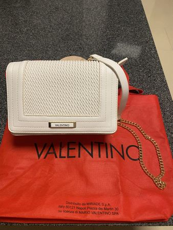 Neue Valentino by Mario Valentino Umhängetasche – Weiss