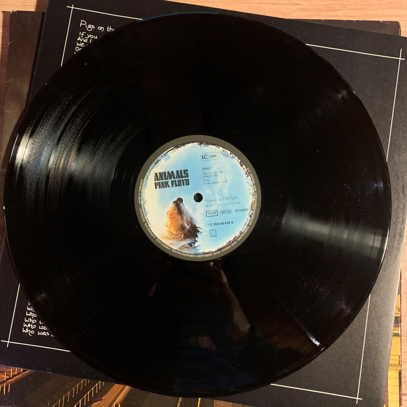 Dischi in vinile: PINK FLOYD - ANIMALS...RE GER...VG++/VG+ – Usato da Gals venduto da Diskopat 4