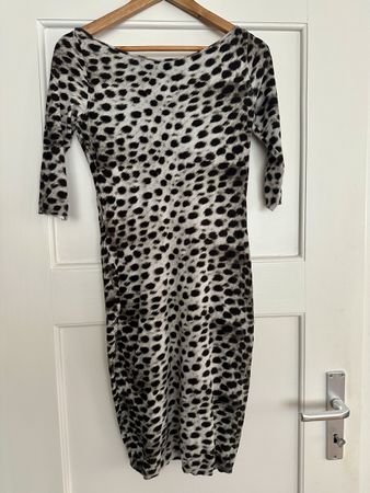 Blumarine Dress Animal Print Made in Italy, Size Small