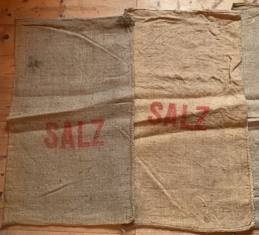 4 Salzsäcke der CH Armee 4