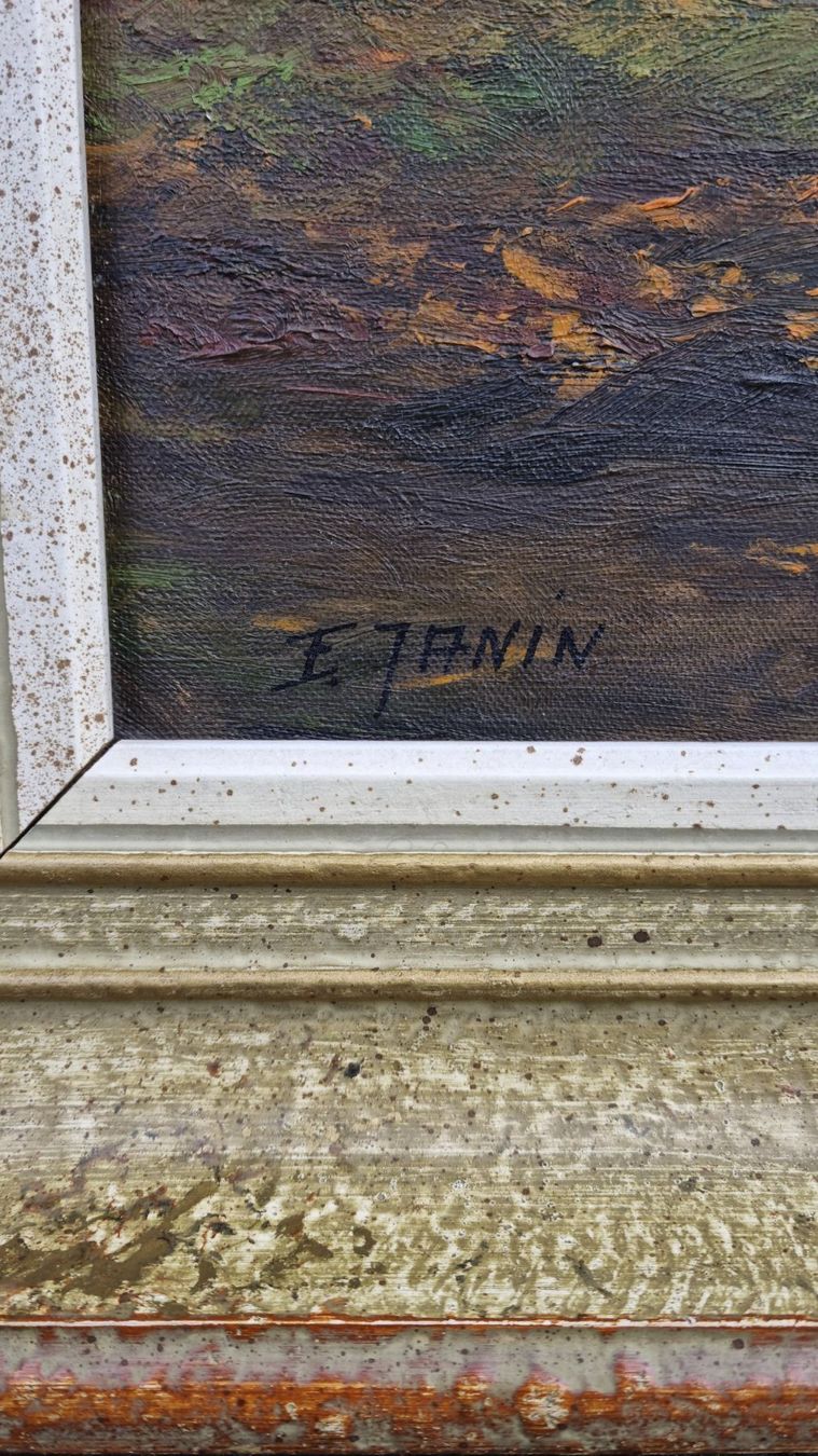 Foto & Immagini: Bild in Öl von E. Janin – Usato da Balzers venduto da mackfose 2