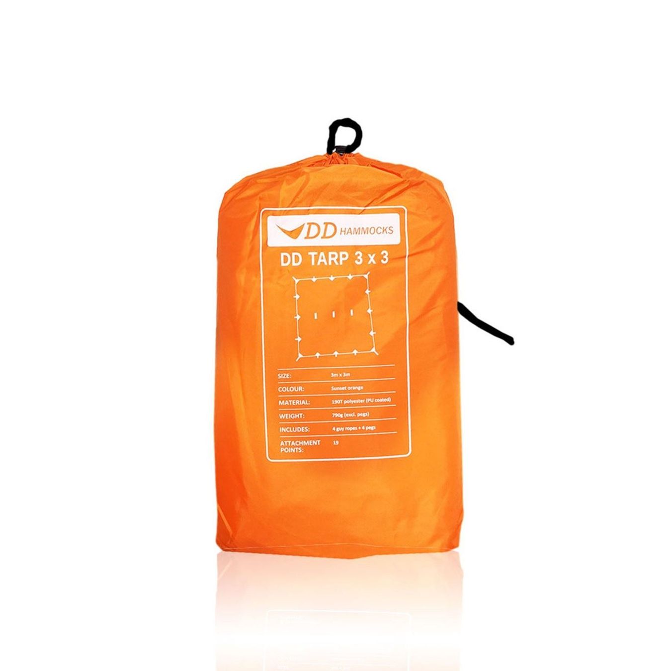 Sonstiges: DD Hammocks Tarp 3 x 3 Blache orange – Neu und originalverpackt aus Tulln von HaengemattenShop