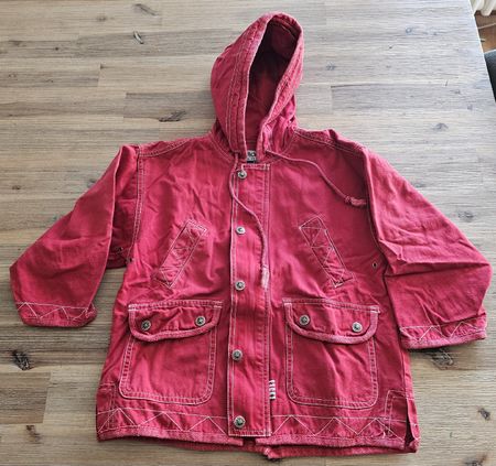 Kinder Jacke H&M rot Grösse 110 Kapuze