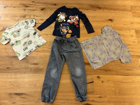 Kleider Set Jungen / Hose Shirts /Paw Patrol Dino / Gr. 128