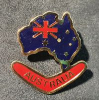 Y371 - Pin Australia Australien Land Bumerang