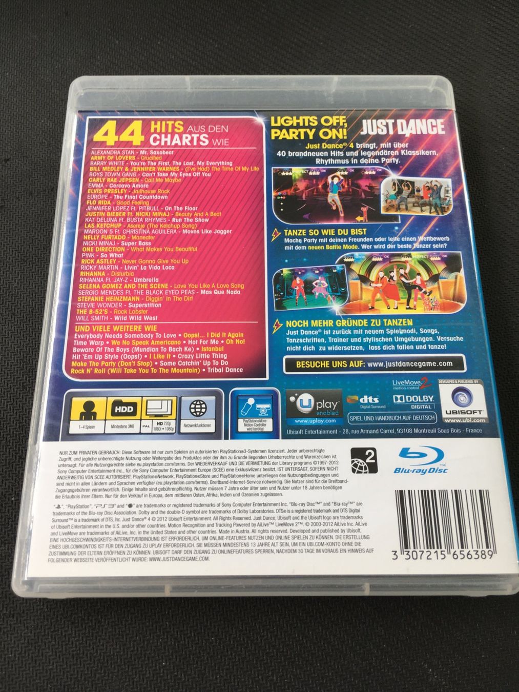 Sony Giochi: Just Dance 4 - Playstation 3 / PS3 – Usato da St.Gallen venduto da Punktchen01 1