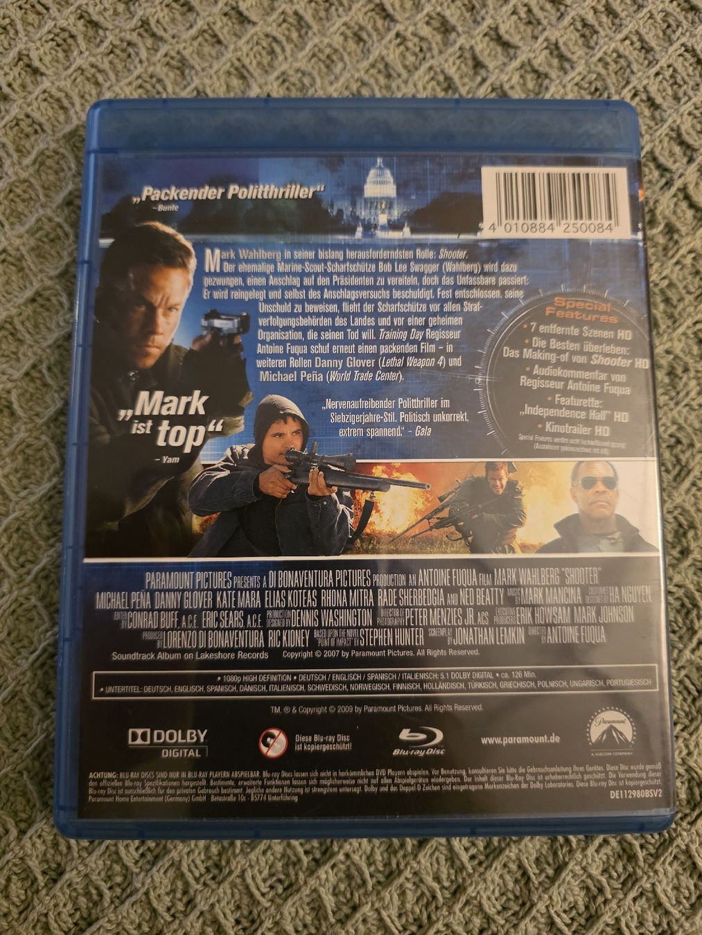 Tous les DVDs: Shooter - Blu-ray – D'occasion à Ellikon a d Thur par razzorblog 1