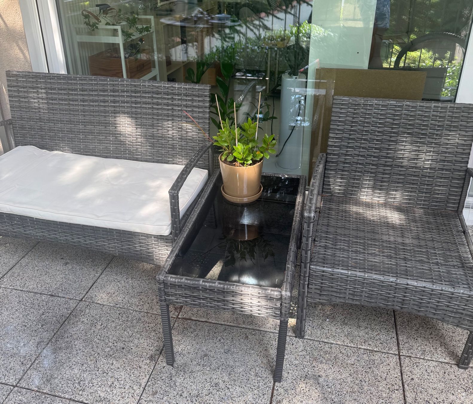 Set di tavolo e panche: Garten / Balkon Set Möbel – Usato da Montagnola venduto da Vol24 1