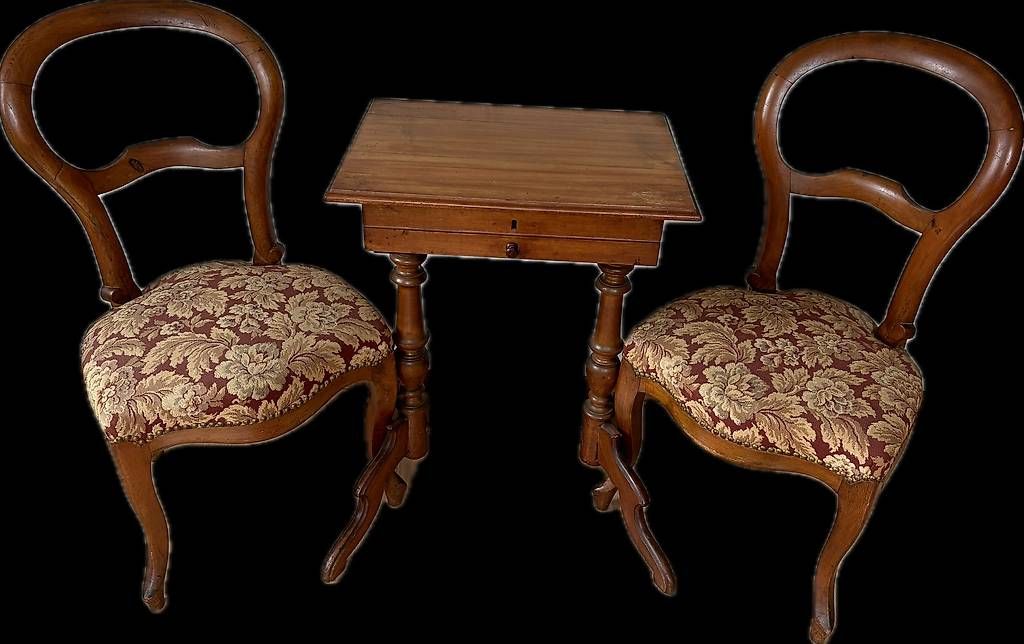 Tavoli: Table de couture Style Louis Philippe – Usato da Portalban venduto da Matteo-Fribourg