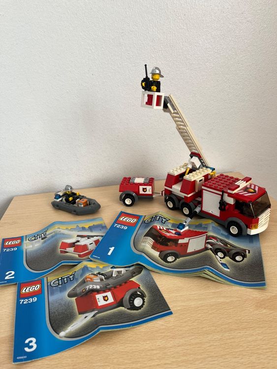 Lego Giocattoli: LEGO City 7239 Feuerwehrauto – Usato da Siebnen venduto da Arko27 1