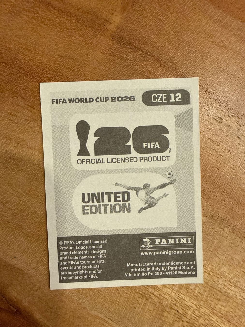 Panini Carte collezionabili: WM 2026 Panini Sticker Tomas Soucek CZE 12 – Usato da Winterthur venduto da ylaura 1