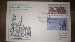 Swissair Abu Dhabi - Zürich 02.04.1975