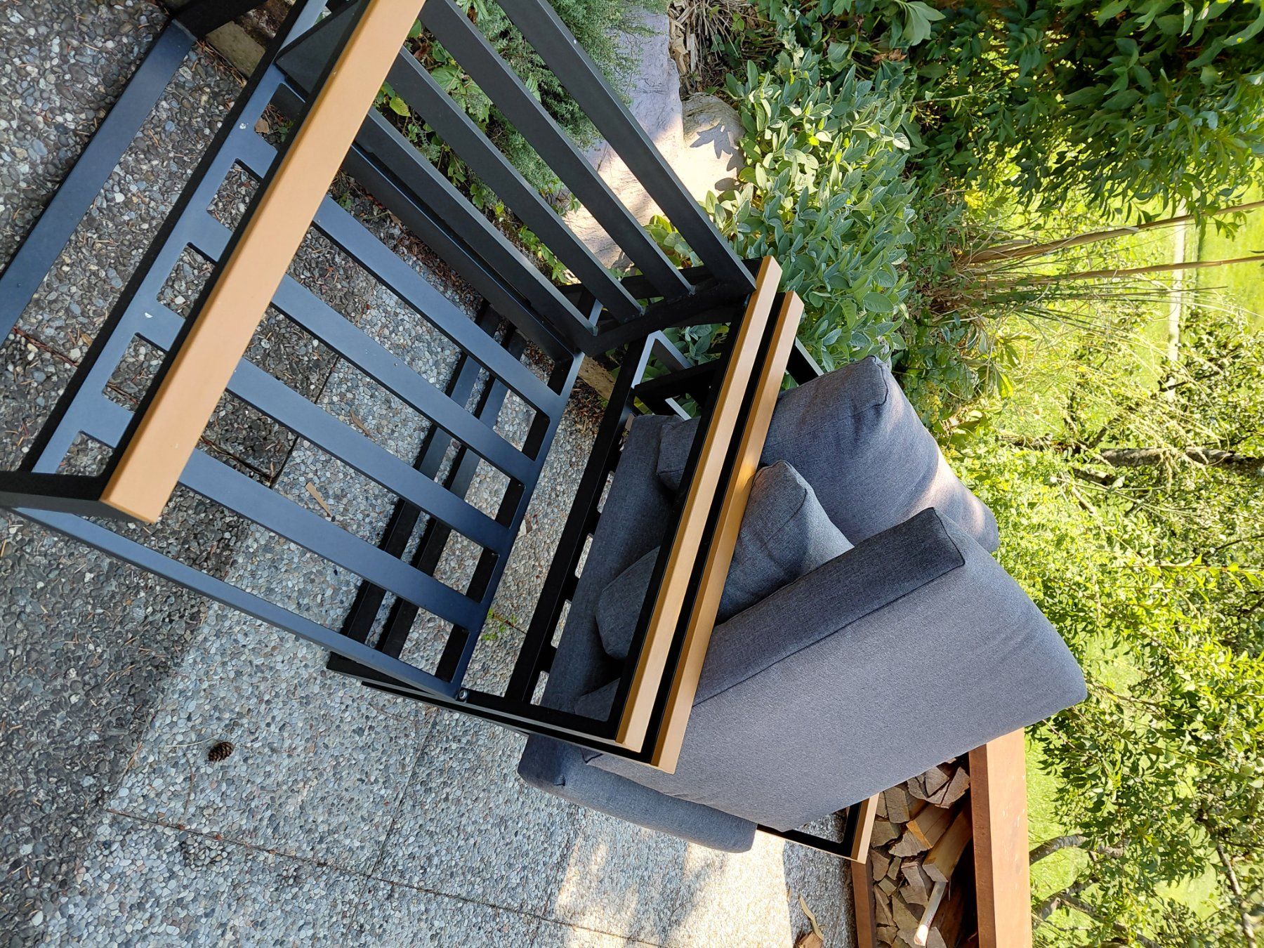 Sessel: Lounge Sessel mit Tischli – Gebraucht aus Mollis von nussbaum010 2