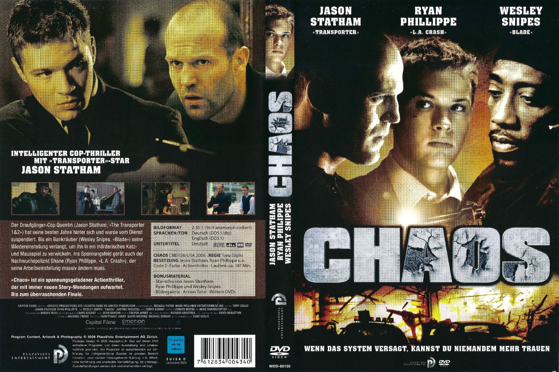 Tutti i DVDs: Chaos – Usato da Zürich venduto da Cineasten