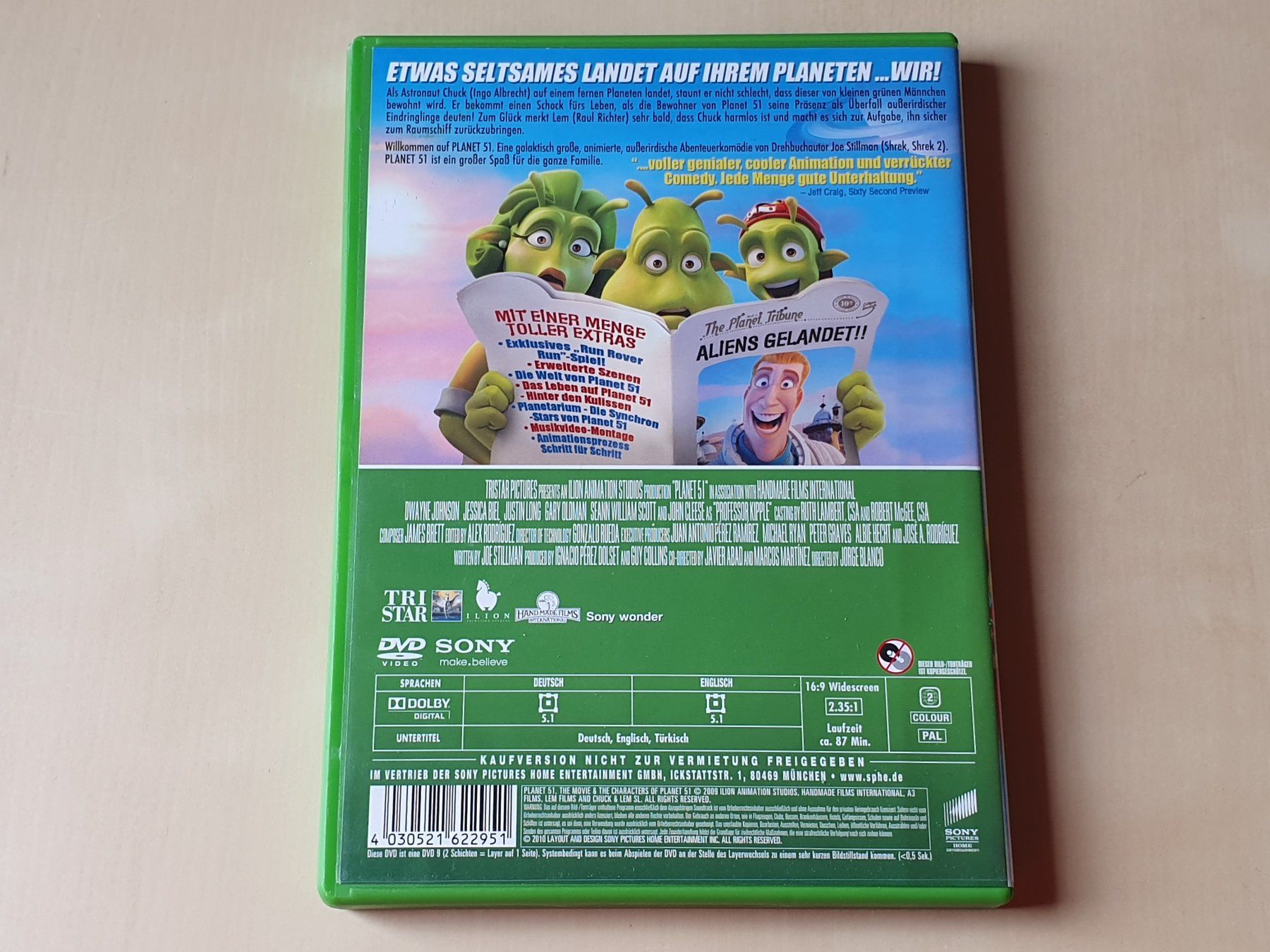 Alle DVDs: Planet 51 – Gebraucht aus Stansstad von collectorsshop 1