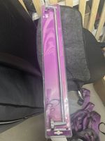 Neue glänzende Badetuchstange aus Metall, 63 cm lang